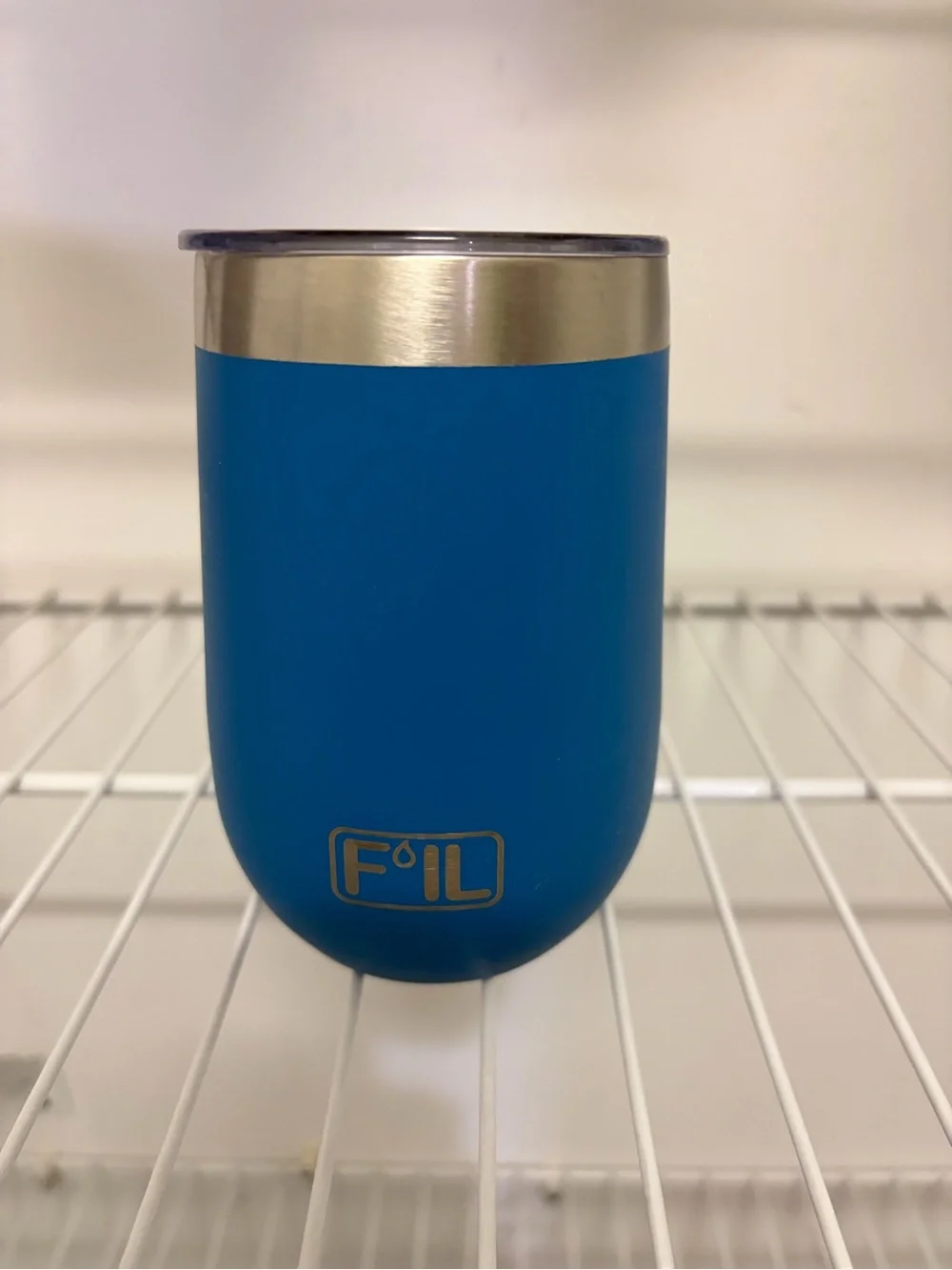 Blue Insulated Drink Tumbler - Stainless Accent
